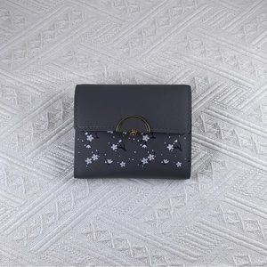 Wallet for Women,Trifold Snap Closure Small Wallet,Credit Card Holder